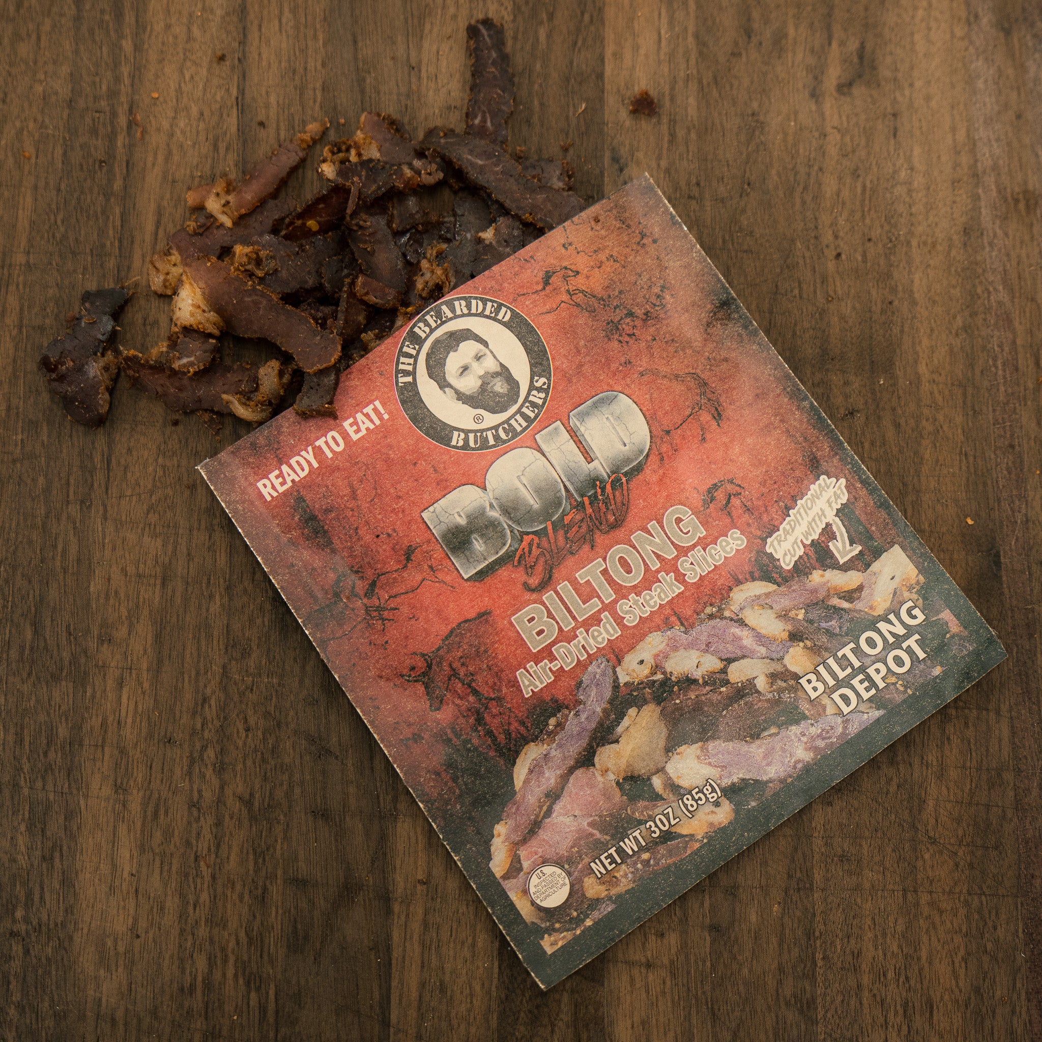 Bearded Butcher Bold Blend Biltong 3 oz Pack - Image 13
