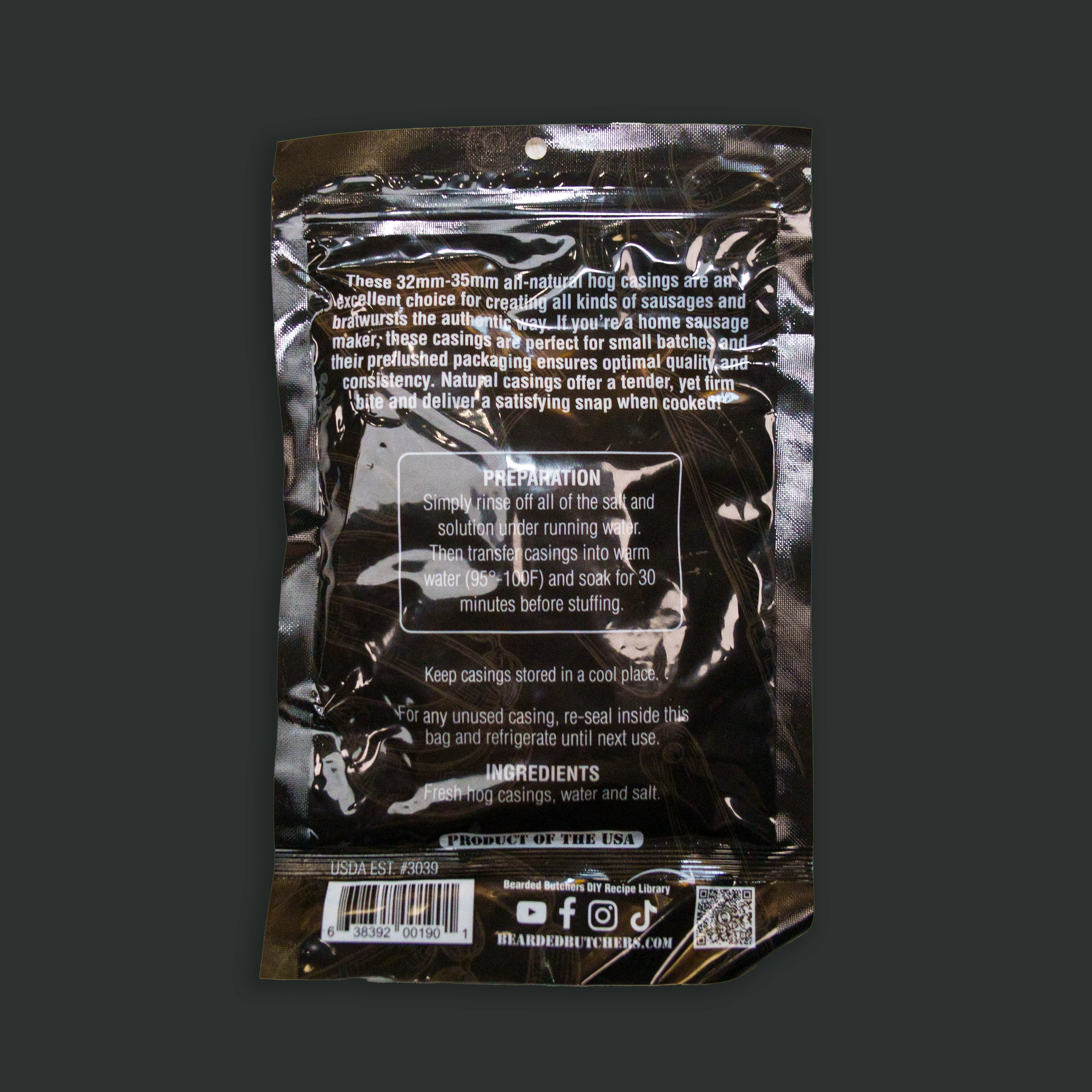 Reuben Bratwurst DIY Kit w/ Natural Hog Casings - Image 6